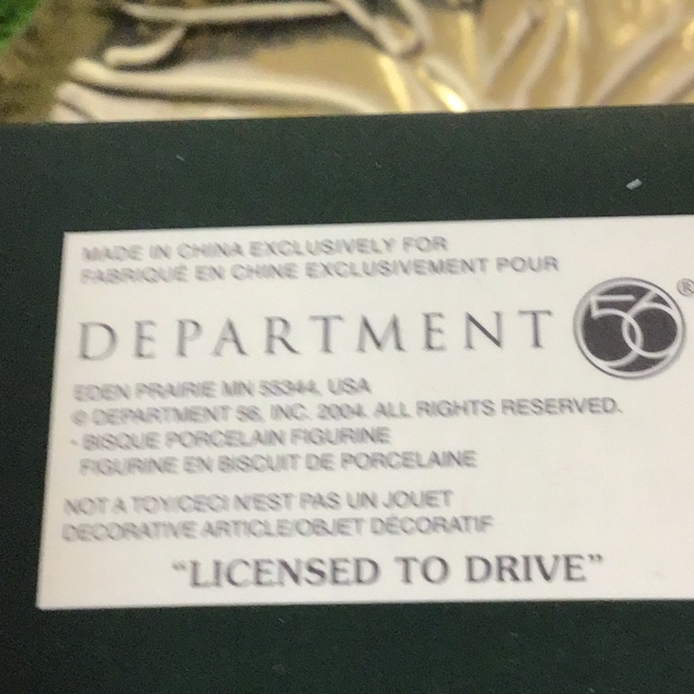 DEPARTMENT 56 SNOWBABIES LICENSED TO DRIVE - Picture 11 of 16